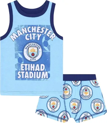 Obrázek produktu pro Manchester City FC - Chlapecká souprava top a šortky GF1201 (98) (modrá)