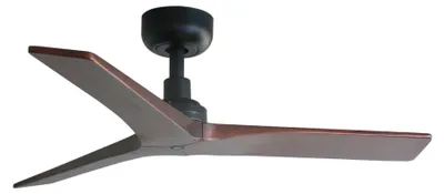 Zdjęcie produktu dla Energooszczędny wentylator sufitowy z pilotem Klim S czarny orzech 92 cm