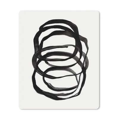 Produktbild von MuchoWow® Mauspad Mousepad Abstrakt - Kunst - Linien - Muster 19x23 cm - Mousepads - Maus Mat - Pad - Mausunterlage - Mauspads - Spielen