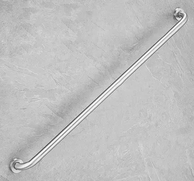 Image de 80 cm Poignée de salle de bain en acier inoxydable - Poignées de sécurité pour personnes âgées - Poignée d'appui pour sortir de la baignoire - Poignée murale pour la cabine de douche ou les marches d'escalier - Poignée de baignoire robuste