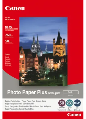 Obrázek produktu pro Canon 1686B015, 260 g/m², 101.6 x 152.4, 10x15, 50 listy