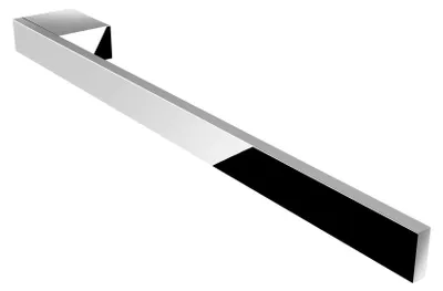 Image de Porte-serviettes Jörn pour lavabo, chromé, aluminium, longueur 400mm