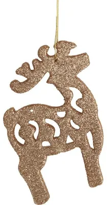 Produktbild von Rentieranhänger in Goldfarbe