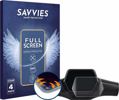 Produktbild von 4x Savvies Fullscreen Schutzfolie für Segway Ninebot ZT3 D / ZT3 Pro D Displayschutz Folie Fullcover Klar Transparent
