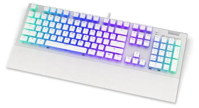Image de ENDORFY Omnis Pudding Onyx - filaire - USB - commutateur mécanique - QWERTY - RGB LED - blanc