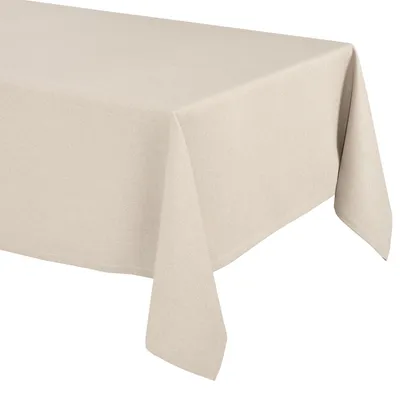 Produktbild von Elegante Tischdecke Edel Leinenoptik, Lina Tischdecke und Tischläufer, Farbe und Größe wählbar,Sandbeige