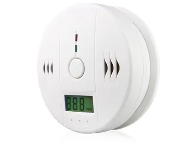 Produktbild von Jiubiaz 1x CO Medler Rauchmelder Feueralarm Pause und Testtaste Batterieanzeige Weiß