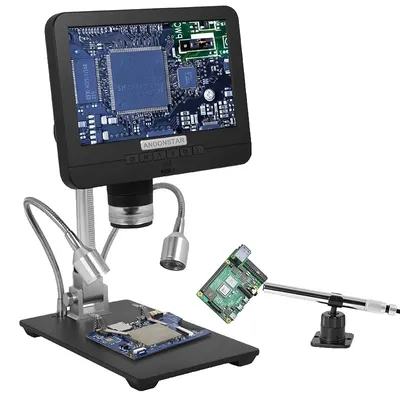 Produktbild von Digitalmikroskop, 1080P, 7 Zoll LCD-Bildschirm, AD206S, 100X