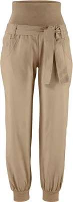 Produktbild von Buffalo Strandhose aus sommerlichem Leinen-Mix taupe Größe 36