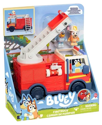 Image de Camion de pompiers : véhicule avec deux figurines et accessoires