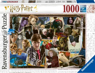 Zdjęcie produktu dla Ravensburger Puzzle 1000T. Harry Potter przeciwko Voldemortowi