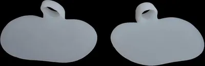 Image de Semelles pour l'avant-pied | Silicone | Utiles pour les talons hauts/les chaussures neuves | Blanc