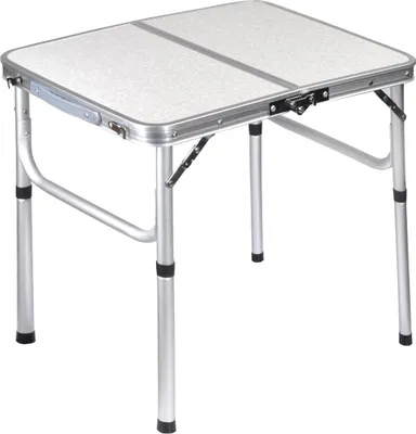 Obrázek produktu pro 24'' x 16'' Skládací přenosný kempingový stůl Hliníkový venkovní stůl Výškově nastavitelný skládací stůl