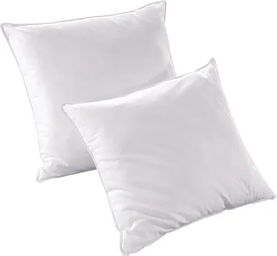 Produktbild von 2er-Set Kissen aus recycelten Materialien 60 × 60 cm von DREAMEA - Bezug aus 100% Mikrofaser - ROSA