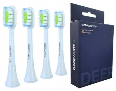 Image de DeepWhite Têtes de Remplacement pour Digoo DG-YS11, 4 pièces, Blanc