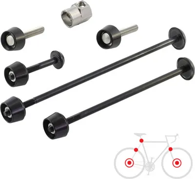 Produktbild von Pitlock Set 02/BR, Vorderrad/Hinterrad/Sattelstütze/Bremse PITLOCK sc