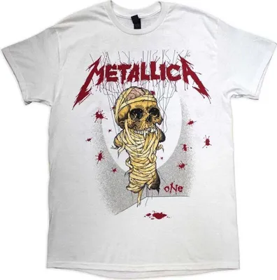 Zdjęcie produktu dla Metallica One Landmine White M Koszulka