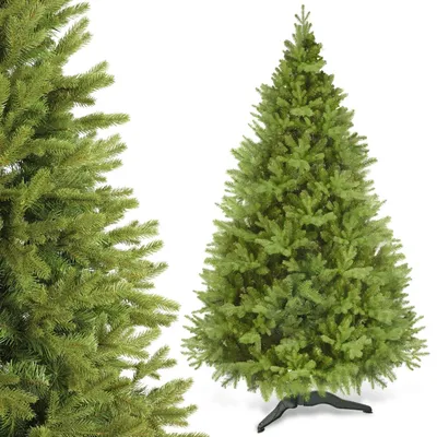 Obrázok produktu pre Umelý vianočný stromček – smrek – 180 cm – verná napodobenina prírody – 100 % PE – s podstavcom