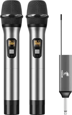 Produktbild von TONOR TW-630 Kabelloses Mikrofon-Set - 60m Reichweite