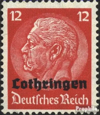 Produktbild von Briefmarken Lothringen (Dt.Bes.2.WK.) 1940 Mi 7 postfrisch Hindenburg