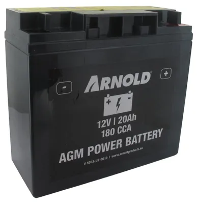 Produktbild von AZ110/AGM SLA/VRLA 12-20A Batterie für Rasentraktor, + rechter Anschluss