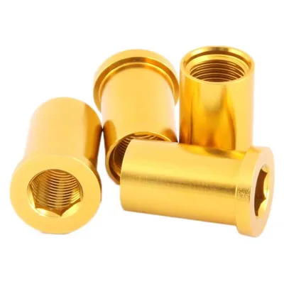 Immagine prodotto di Msc Alu Dado per ingranaggi per 1 o 2 anelli + paracatena Oro 4 unità