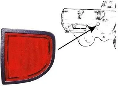 Produktbild von VAN WEZEL Rückstrahler 3295930 Rechts für MITSUBISHI L 200 / Triton Pickup (KAT, KBT)