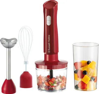 Immagine prodotto di RUSSELL HOBBS Frullatore a mano 3 in 1 Frullatore tritatutto Desire Red
