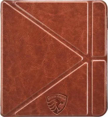 Image de Dutch Shield - Origami Case Housse pour Kobo Libra 2 Ebook - Housse à rabat Ereader Housse de protection Cover Origami Sleepcover, Marron