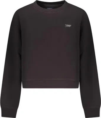 Produktbild von Eleganter Damenpullover: Schwarzer Sweatshirt aus Baumwolle