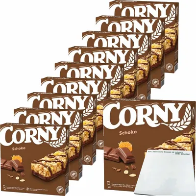 Produktbild von Corny Müsliriegel Schoko 6x25g (10x150g Karton) + usy Block