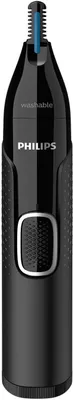 Produktbild von Philips 5000 series Nose trimmer series 5000 NT5650/16 Nasenhaar-, Ohrenhaar-, Augenbrauen- & Detailtrimmer, Schwarz, Edelstahl, Akku, AA, 220 mm, 128 mm