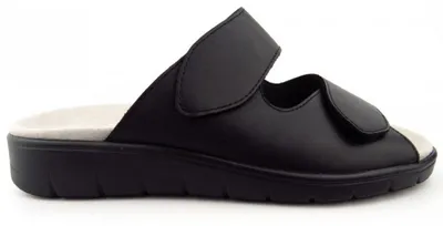 Produktbild von Semler Dunja Nappa Pantolette Schwarz in Gr. 42.5