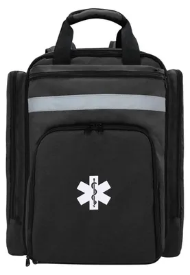 Immagine prodotto di Zaino tattico per pronto soccorso, riflettente, grande, 44x36x20 cm, colore nero