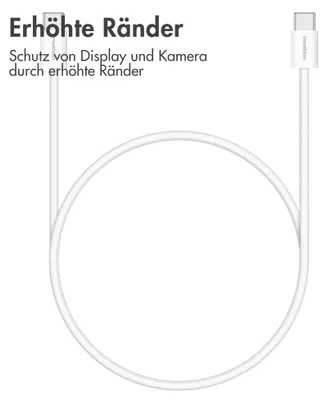 Produktbild von imoshion Geflochtenes USB-C auf USB-C Kabel, 60W, 0,5 Meter, Weiß