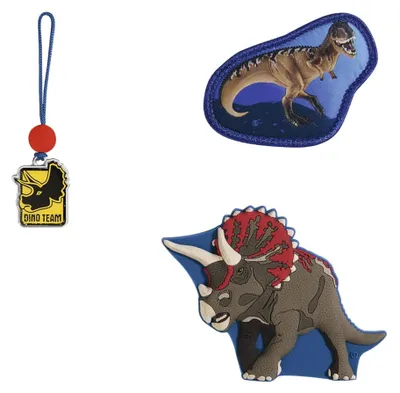 Productafbeelding van Step by Step schooltas accessoires Magic Mags Set (3-delig) schleich® Dinosaurs Triceratops veelkleurig