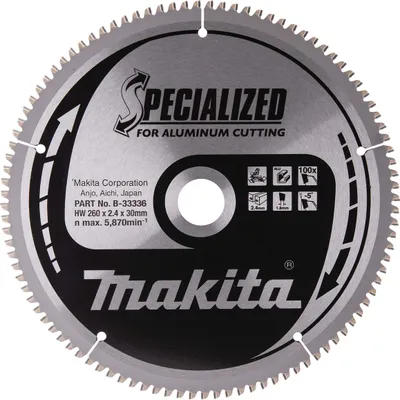 Produktbild von Makita Sägeblatt SPECIALIZED 260x30x100Z