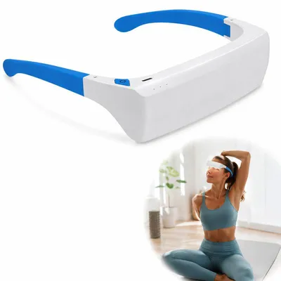 Produktbild von Lichtbrille Rot & Blau, 670nm/480nm, UV-frei, 3 Timer, Akku, für Augenwohl & Tagesrhythmus