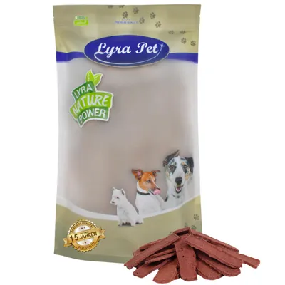 Produktbild von 1 kg Lyra Pet® Pferdefleischstreifen