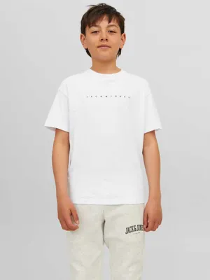 Produktbild von Jack & Jones Star Kurzarm-t-shirt Weiß 16 Years Junge Weiß 16 Years