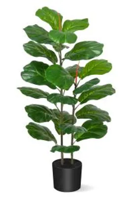 Produktbild von Kš¹nstliche Geigenfeige Ficus Lyrata Schwarz/Grš¹n