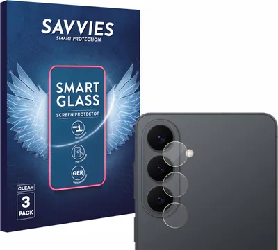 Produktbild von 3x Savvies Schutzglas Folie für Samsung Galaxy S26 Plus (NUR Kameraschutz) 9H Panzer Schutzfolie Glas Displayschutz klar transparent