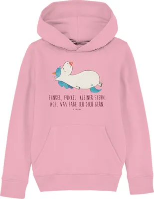 Produktbild von Mr. & Mrs. Panda Kinderpullover Einhorn Schnuller 12-14 Jahre (152/164) - Baumwolle Pink - Geschenk, Sweatshirt, Kinderbekleidung, Unicorn, Mutter, Geburtstag, Pullover