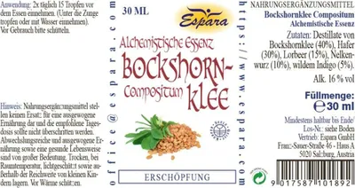 Zdjęcie produktu dla Espara Kozieradka Compositum Esencja alchemiczna 30 ml