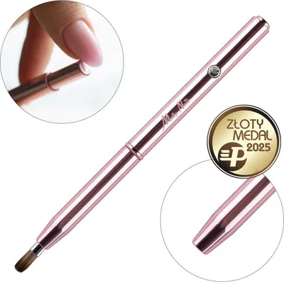 Produktbild von Molly Nails Oval Pro Gel Rose Gold Automatischer Gelpinsel Nr. 6