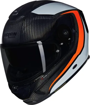 Zdjęcie produktu dla Kask Nolan X-903 Ultra Carbon Intrigo N-Com, czarny/szary/pomarańczowy, S (56)