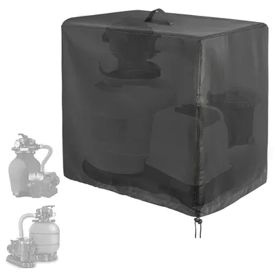 Produktbild von Sandfilteranlage Pool Abdeckung für INTEX Poolpumpe Sandfilter, 84x61x 86cm, wasserdichte Abdeckung für Sandfilteranlage Poolpumpe Poolfilterabdeckung