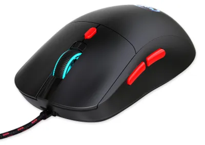 Obrázek produktu pro HXSJ X200 – kabelová herní myš s 6 programovatelnými tlačítky, optická myš s LED osvětlením, počítačová myš kompatibilní s PC a notebooky pro kancelář i domácnost