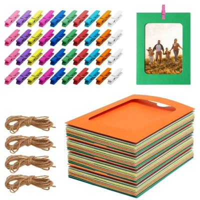 Productafbeelding van Fotoslinger, 40 stuks, 11,5 x 15,5 cm, kleurrijk voor wanddecoratie