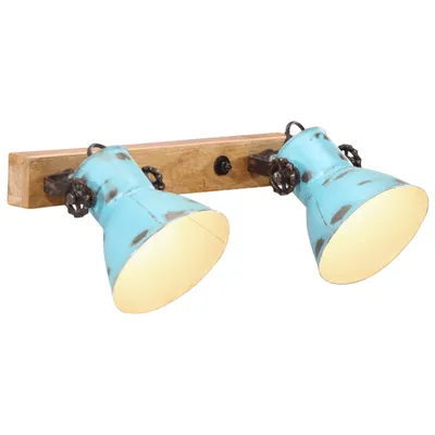 Obrázok produktu pre Nástenná lampa 25 W šmuhovaná modrá 45x25 cm E27